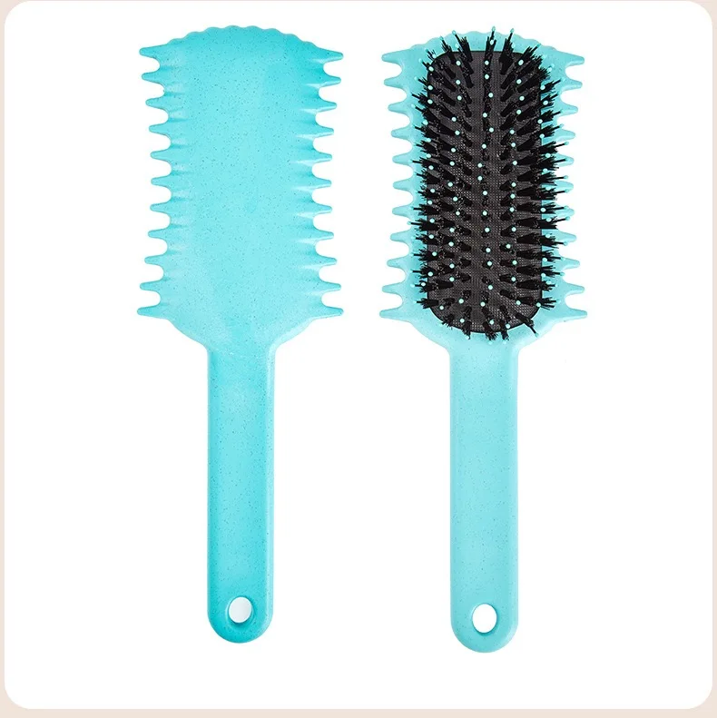 1 piece of bristle hollow arc-shaped comb-suitable for both dry and wet use,anti-static styling brush,Special for real hair wigs