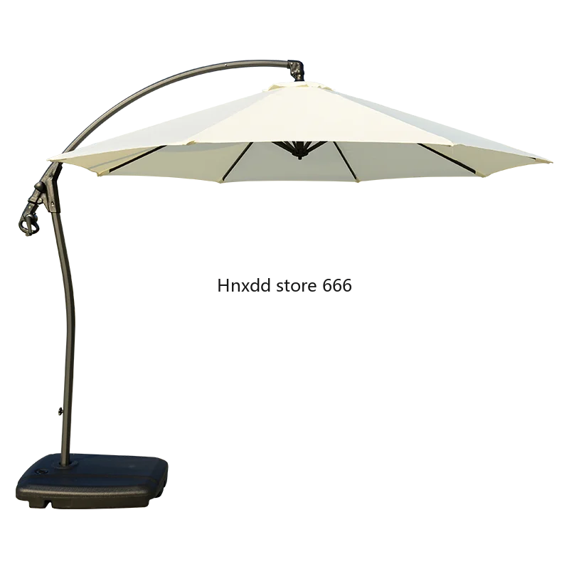 Mediterranean large sun  courtyard outdoor terrace garden stall umbrella