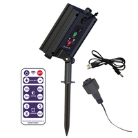 Solar Battery Box Kit Pack 3.7V 1200mAh Powered Lithium Panel Light with Remote Control for LED String Strip Lamp 3.7V DIY