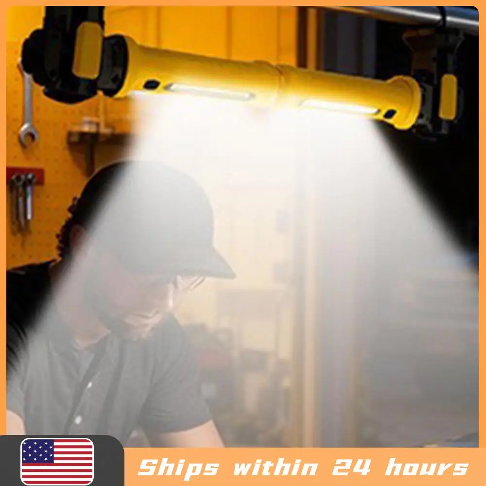 

Магнитный рабочий фонарь 4000 мАч, перезаряжаемый, для механиков, подкапотный, 2000 лм, с крючками, для ремонта автомобилей/гаража/мастерской/аварийных ситуаций