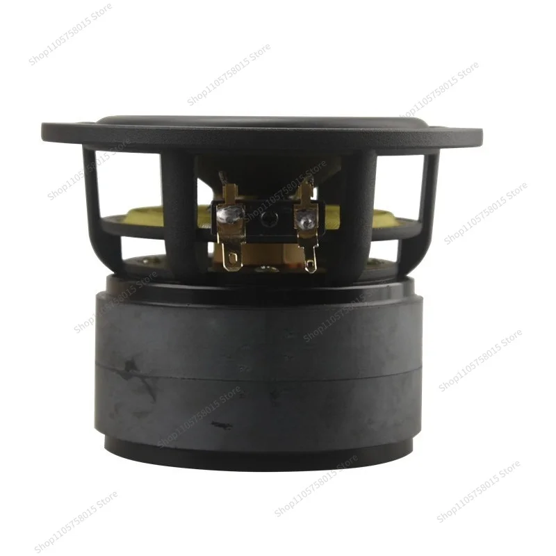 For 4-Inch Full-range Speaker Unit, Titanium Film Carbon Fiber Basin, Dual Magnetic P4-120 Upgraded Medium and Low