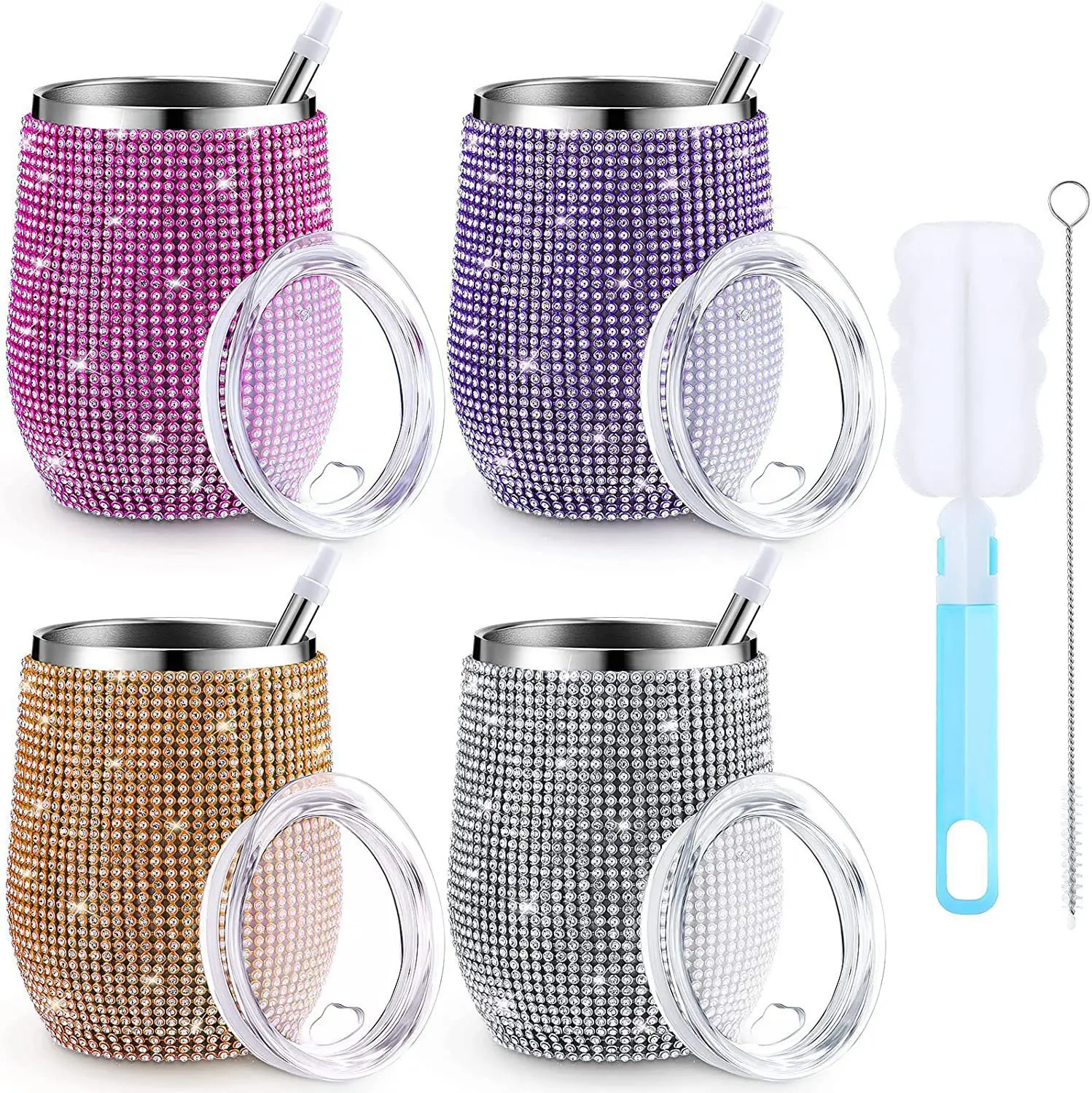 Wine Beer Coffee - Bling Double-layer Stainless Steel Thermal Insulation