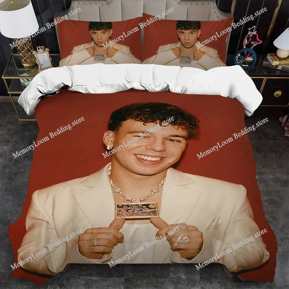 

Hot Singer Q-Quevedo Buenas Noches Duvet Cover Set Bedding Soft Laundry Cotton Bed Four Seasons Student Dormitory Home Textile96
