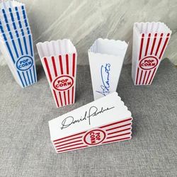 Custom popcorn bucket with name - Couples Popcorn Set - Movie Night - Birthday Party - Family night - Party Favor - Kids Party