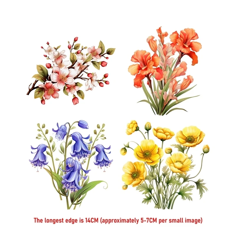 14 سنتيمتر روح الزهرة الإبداعية فتاة الصبي الحديد على نقل الحرارة ملصق للملابس Pinted الفينيل الحرارية قابل للغسل تي شيرت مائي