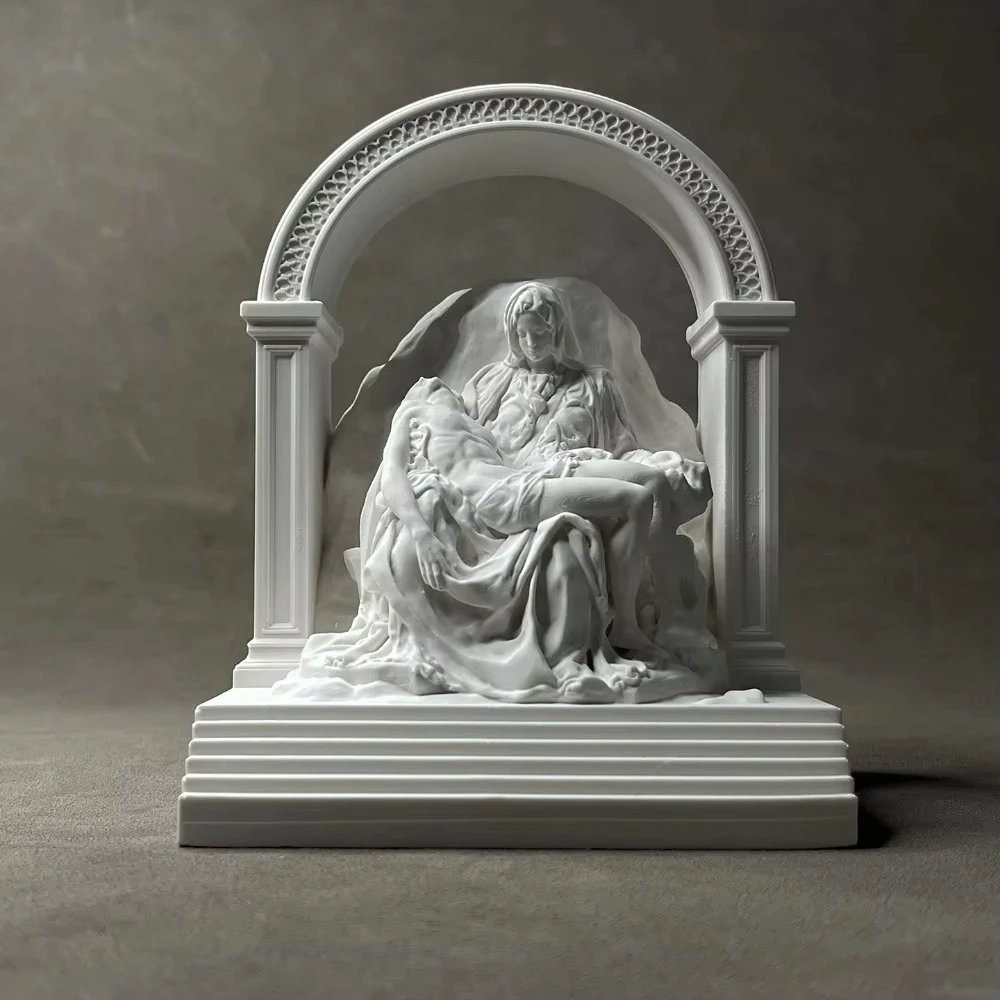 Retro Roman Art Figure Sculpture Plaster Statue Bookshelf Books Rely on Artistic Desktop Wine Cabinet Decoration Ornaments