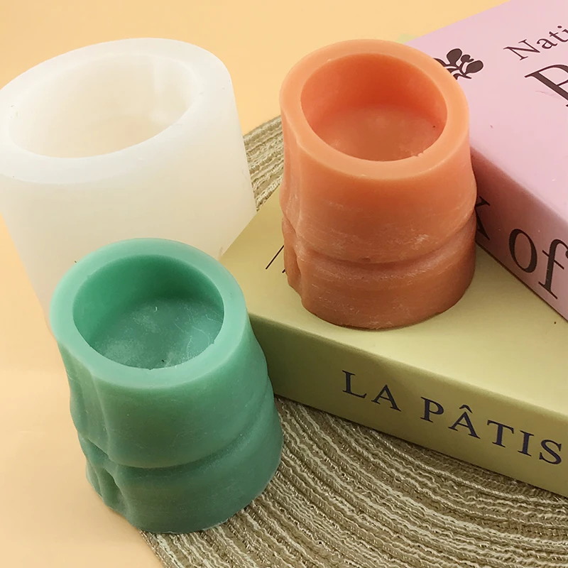 

Silicone mold for bamboo tube cup Food Safety Materials Baking Tool Dessert making DIY Mousse Cake Soap Mold Candle Mold tool