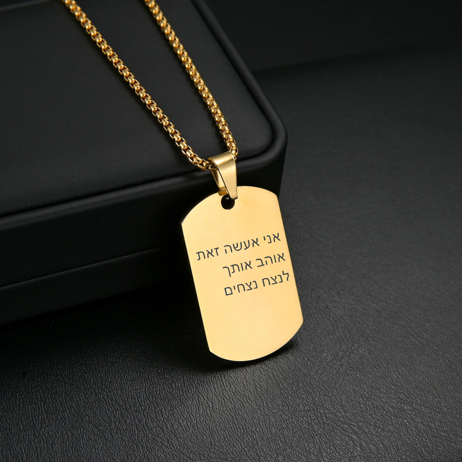 Engrave Name Photo Drawing Necklace Stainless Steel Personalized Art Logo Design Pendant for Woman Kids Family Jewelry Gifts