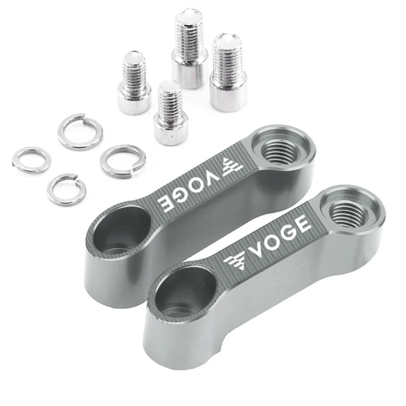 Motorcycle Accessories Rearview Mirrors Extension Riser Extend Adapter For Voge ds525x 525DS 300R 300AC 350AC 500AC 2022 - 2024