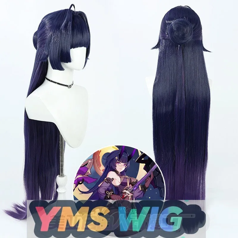 

[YMS WIG] Honkai Impact 3rd Thunder Law Cos Wig Thunder Queen Hundred Ghosts Sunset Scalp