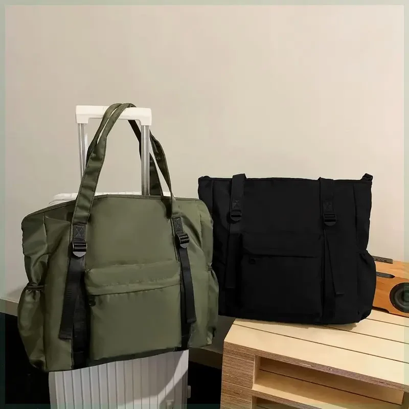 New 2025 Fashionable Waterproof Nylon Shoulder Bag Large Capaci Travel Bag Tote Bag Lightweight Portable for Travel And Out...