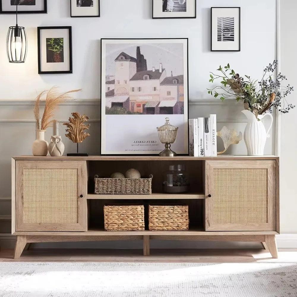 Rattan Tv Stand For… - image