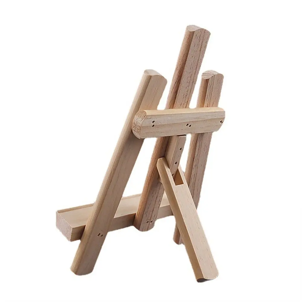 Artist Wood DIY Crafts Students Art Supplies Desk Decoration Postcard Holder Drawing Tripod Painting Stand Display Easel