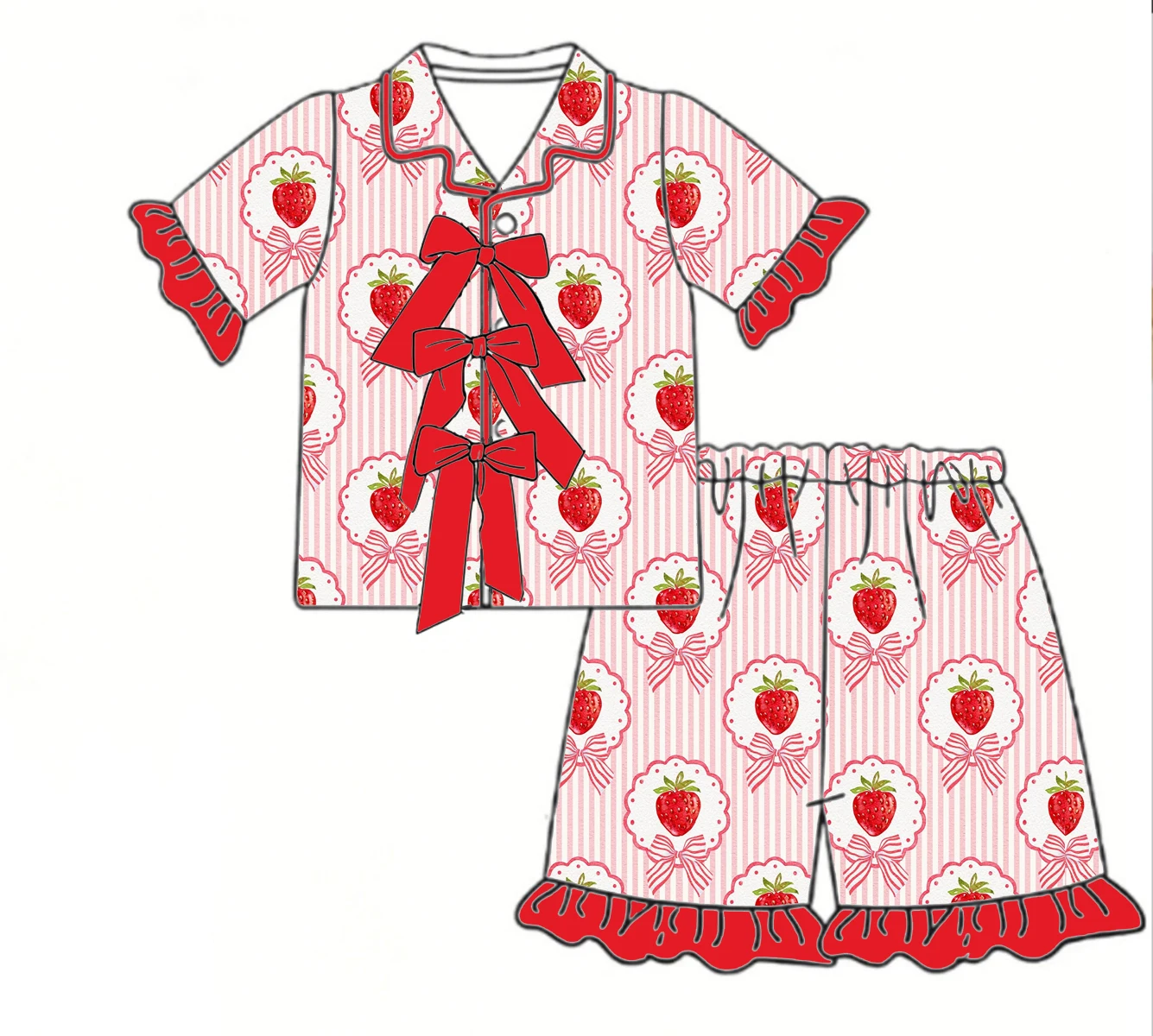 summer children\'s clothes Short sleeve T-shirt shorts set plaid fabric Toddler boys clothes baby girl outfits kids clothes