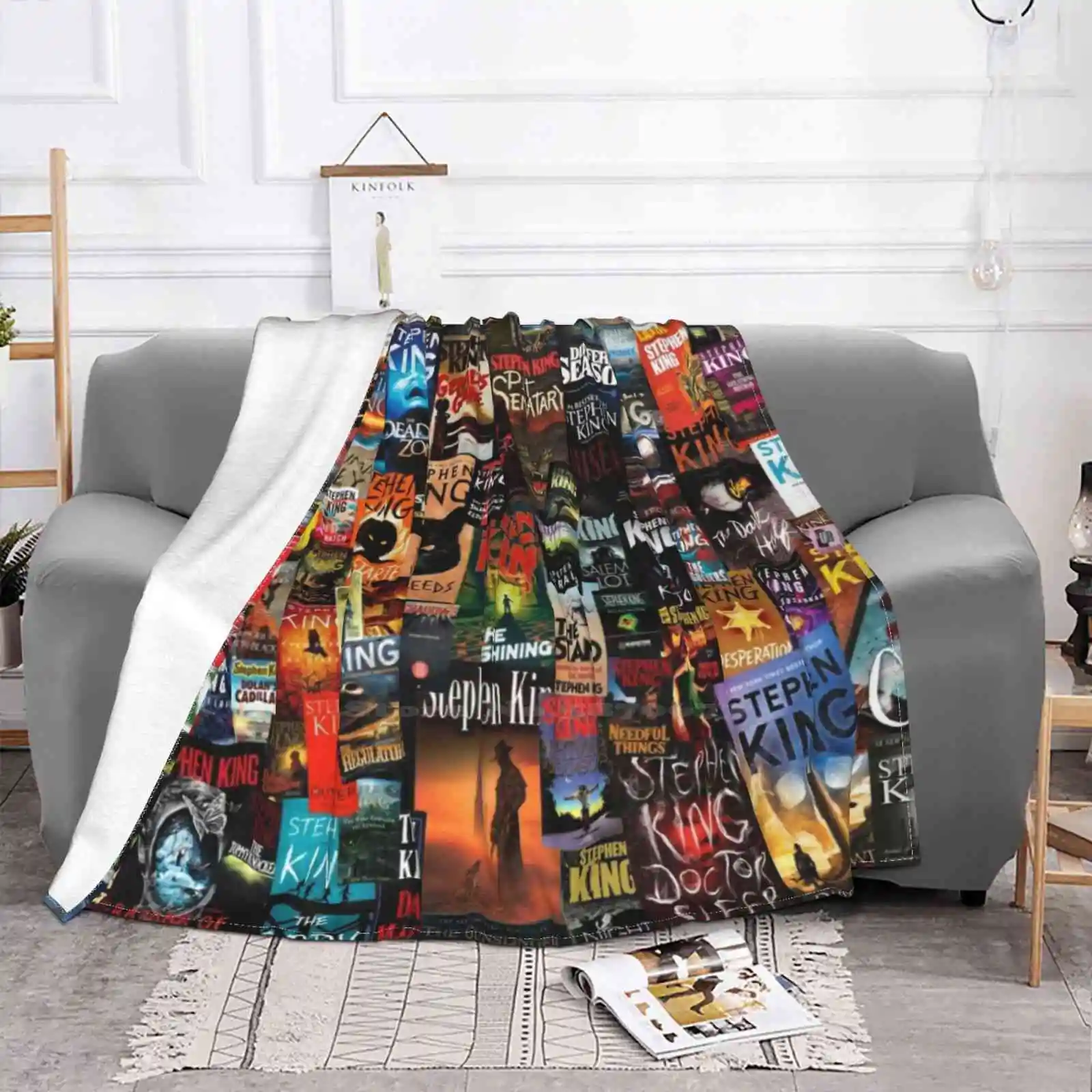 The Full Collection Of Stephen King Books Top Quality Comfortable Bed Sofa Soft Blanket Stephen King Steven King Books Book