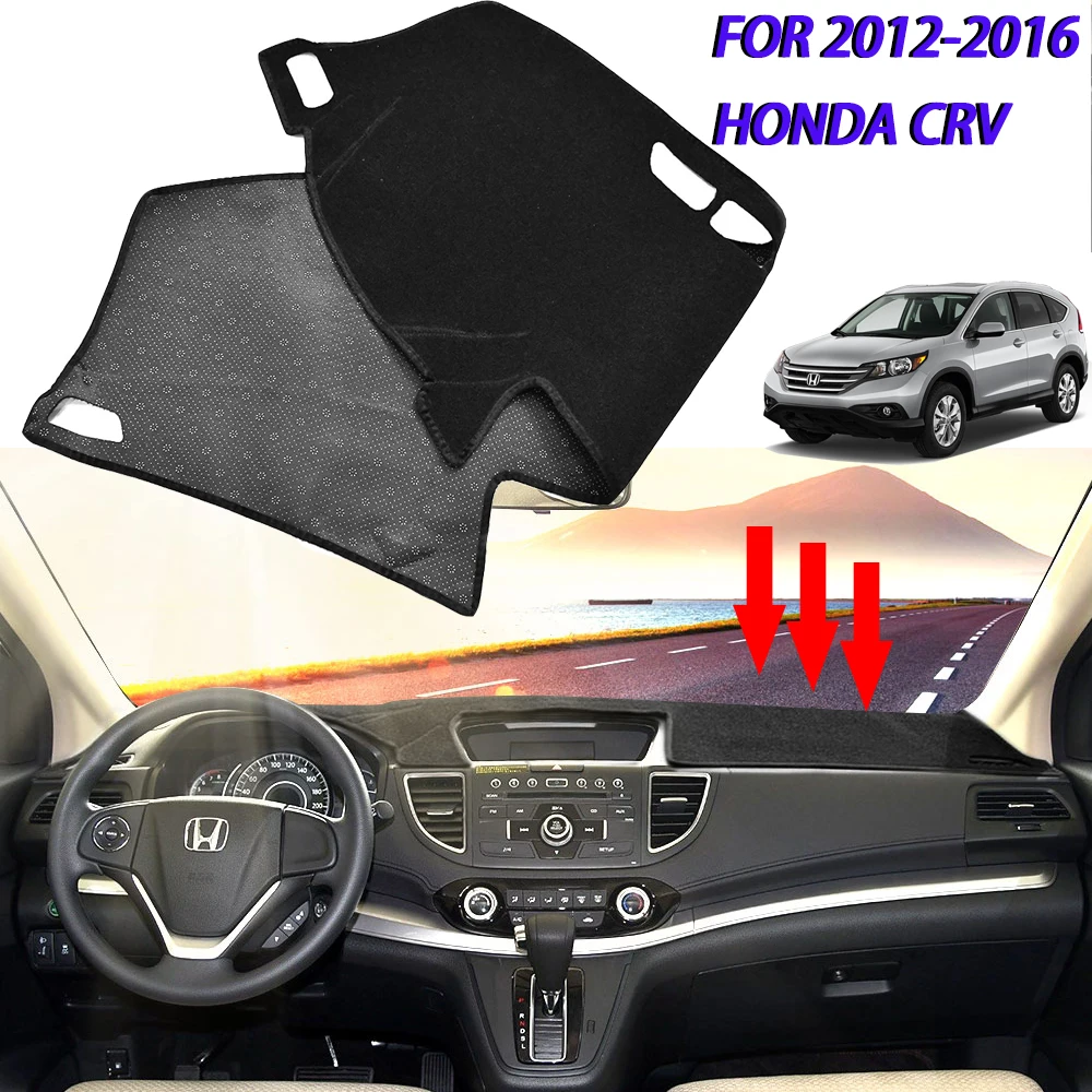 

Автомобильная накладка на приборную панель для Honda CRV 2012 2013 2014 2015 2016, коврик для приборной панели, ковер, солнцезащитный козырек, защита от ультрафиолетовых лучей, чехол для приборной панели, аксессуары