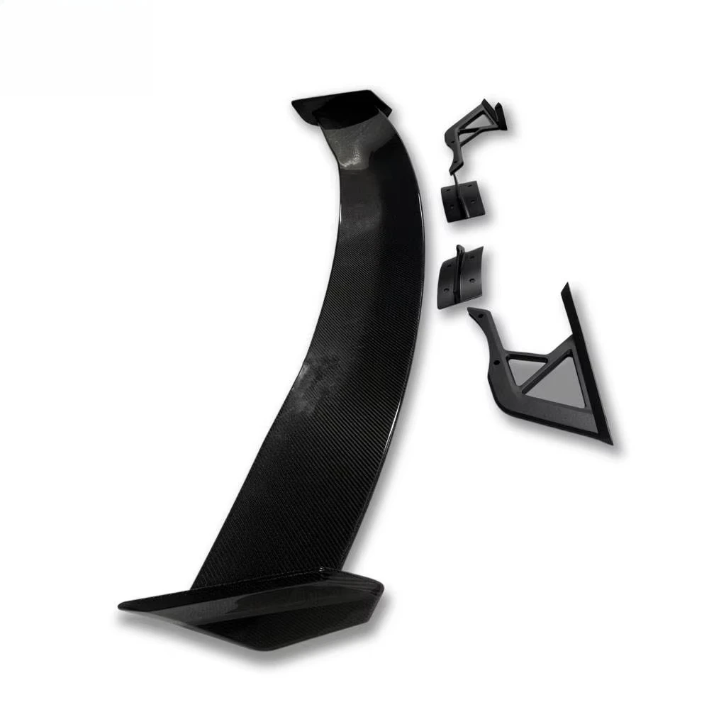 New High-quality Black Carbon Fiber Rear Wing for 2015-2024 for for Modified Shelby-style Spoiler Bolt-On Retrofit Upgrade