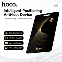 HOCO Smart Anti-Lost Tracker Device Wallet Ultra-thin GPS Location Card Wireless Charging IP68 Waterproof For iPhone Find My Tag