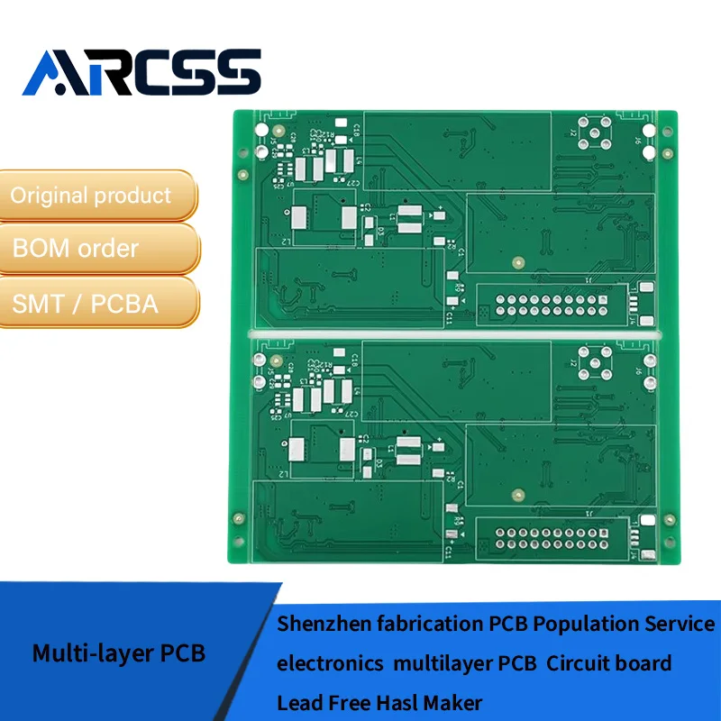 Shenzhen fabricação PCB serviço de população eletrônica multicamadas placa de circuito PCB sem chumbo Hasl Maker
