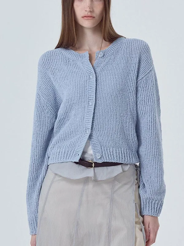 

Свободный длинный вязаный кардиган Sve, женский свитер, повседневное пальто трапециевидной формы с круглыми пуговицами и принтом Ba