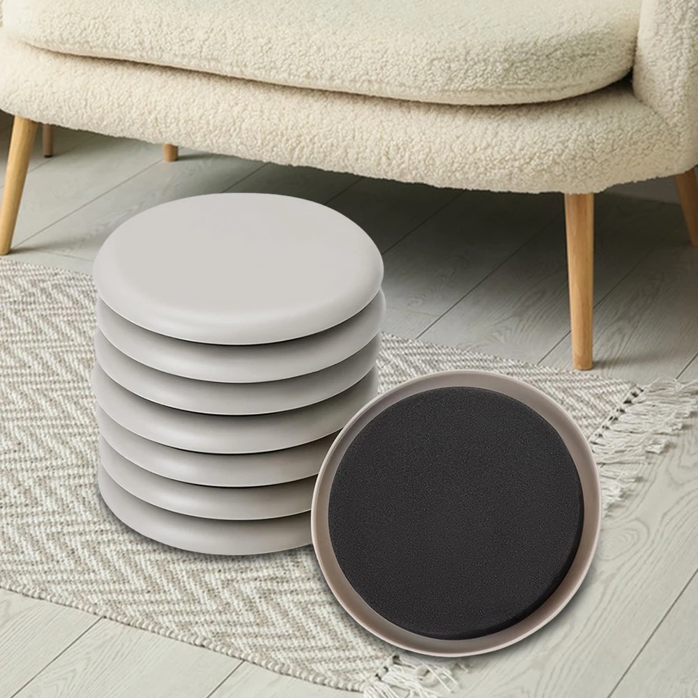 8 ชิ้น Sliders เฟอร์นิเจอร์ขาเฟอร์นิเจอร์ Slider Pad Anti Scratch หนาตารางเท้าสําหรับพรมและพื้นไม้เนื้อแข็ง