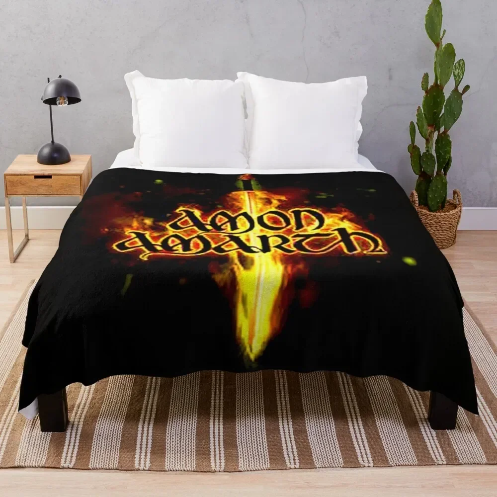 design Amon amarth best selling Throw Blanket bed plaid Furrys manga Decorative Throw Blankets