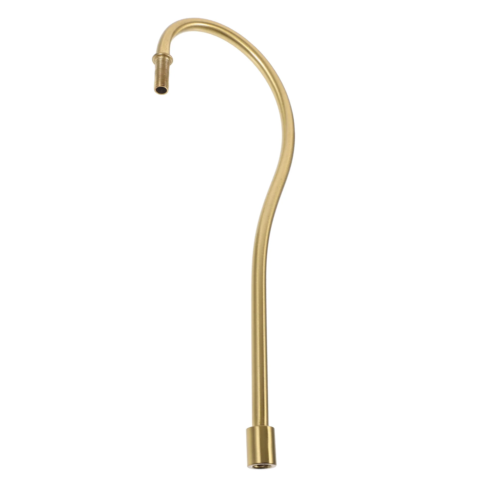 Table Curved Stem Replacement Threaded Iron Accessory For Diy Lighting Fixture Parts Table Lamp Repair Curved Lamp Stem