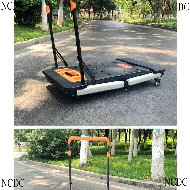 - In -1 Multifunctional Workbench Woodworking Table Portable Trolley Folding Cart With Wheels Workshop Outing Handcart