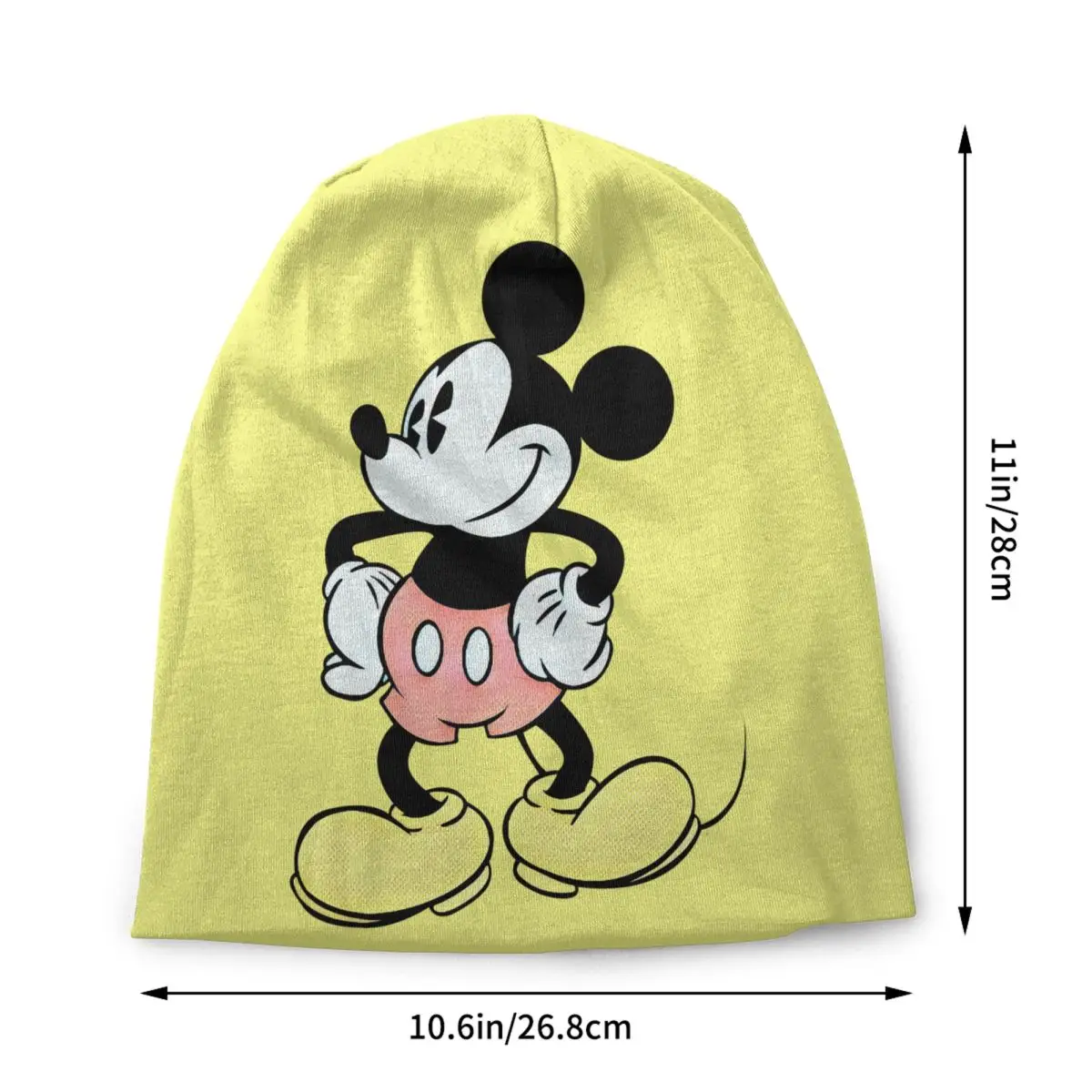 Custom Mickey Mouse Minnie Beanie Cap Unisex Winter Warm Bonnet Femme Knit Hats Hip Hop Outdoor Skullies Beanies Caps