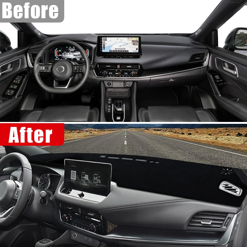 For Nissan Qashqai J12 2021 2022 2023 2024 2025 E-Power 3 MK3 Car Dashboard Sun Shade Cover Instrument Desk Mat Pad Accessories