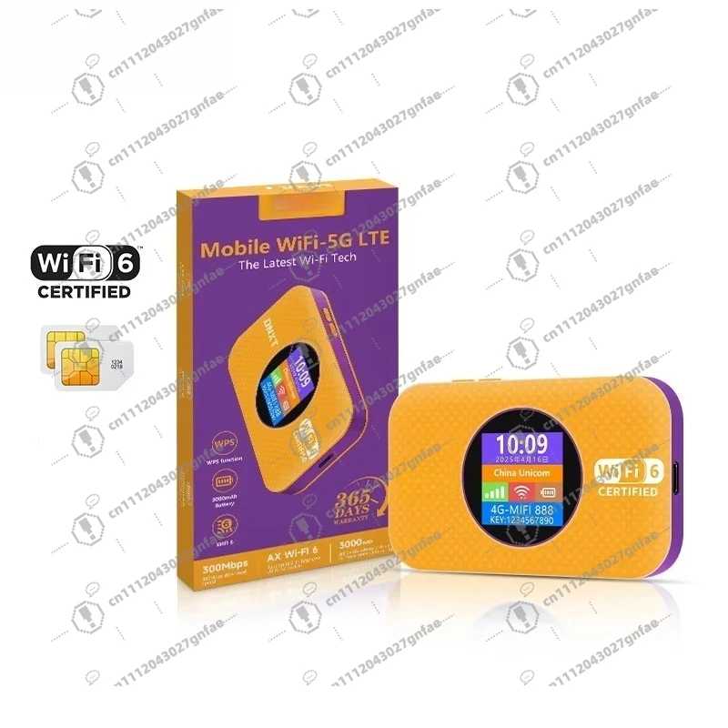 

MF967 Mobile 4g Hotspot LTE Wireless Pocket Modem Wifi Router with SIM Slot 300Mbps 3000mAh Battery Wifi 6 Router