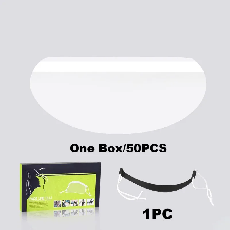 

Пластиковые защитные прозрачные лицевые щитки для стрижки волос, 150 шт., прозрачные защитные накладки для душа