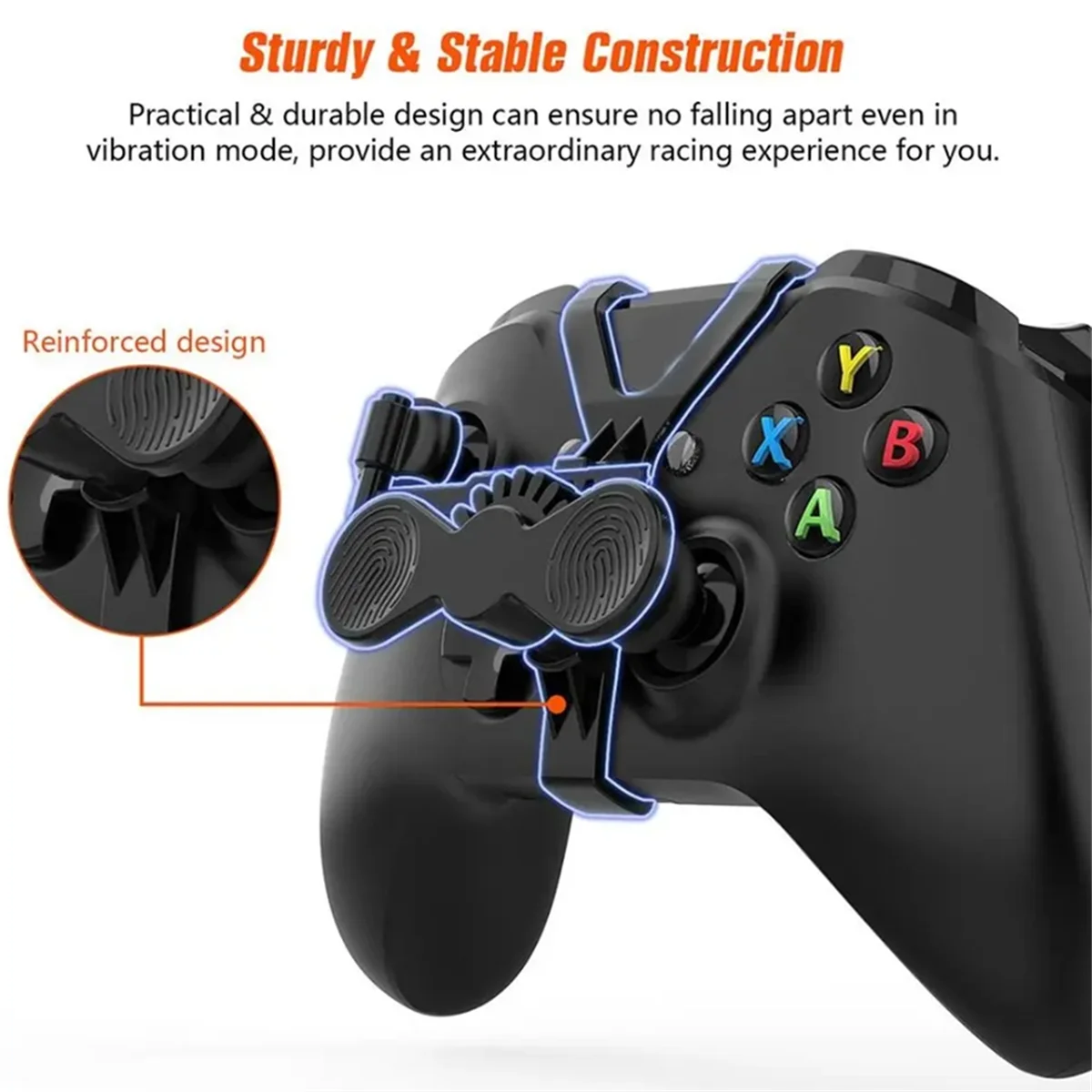 

Y19AA Mini Steering Wheel for Xbox One S/Xbox One X Game Controller Auxiliary Replacement Accessories