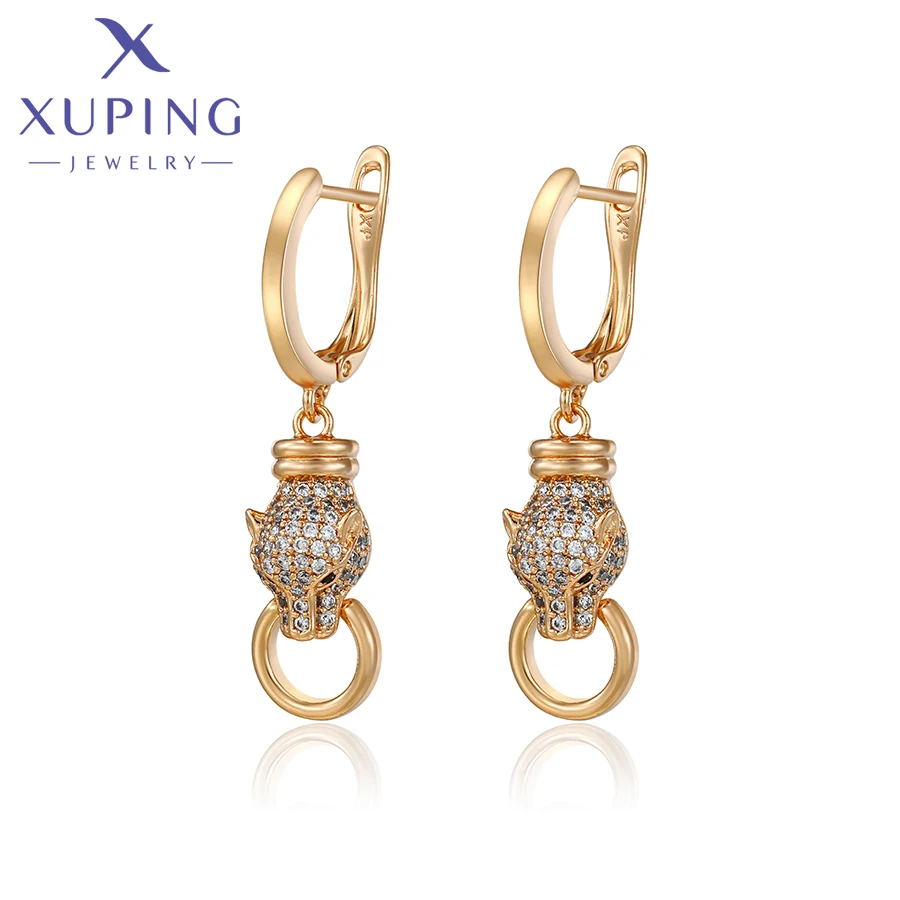 Xuping Jewelry Charm High Quality Fashion Animal Shaped Trendy Earrings of Gold Plated Accessories Exquisite Gift for Women Girl