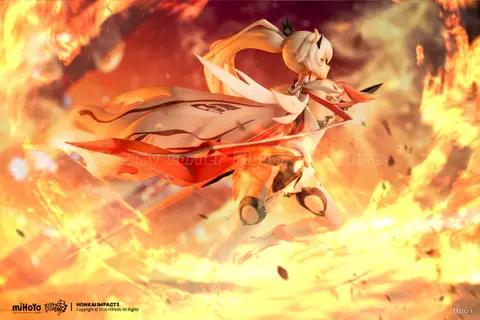 【I lager】 Original AniGame MiHoYo Honkai Impact 3 Kiana Kaslana 1/7 skala figurleksaker modellpresenter 6 best sales Kiana-figur - №5