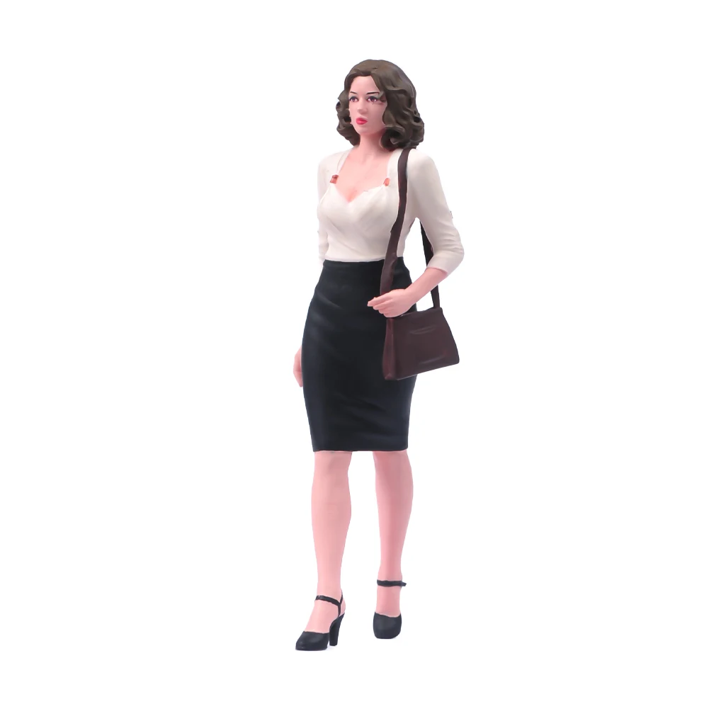 Miniatures Figures 1/87 1/64 1/43 1/24 1/18Fashionable Sexy Elegant Beauty Unpainted Model Creative Photography Scene Dolls Toys