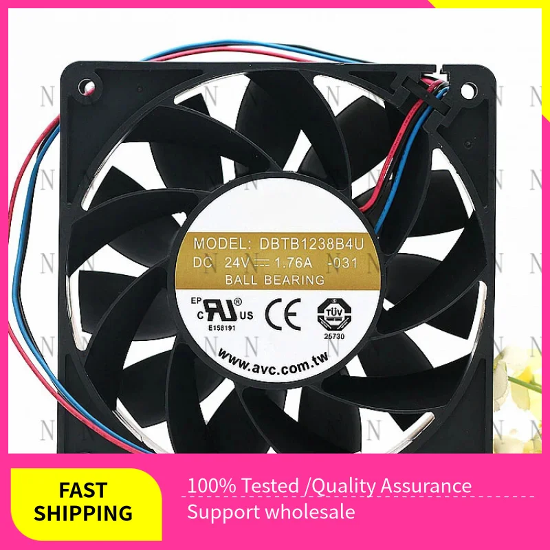 

Высокопроизводительный охлаждающий вентилятор YJJ DBTB1238B4U 24 В 1,76 А 120*120*38 мм