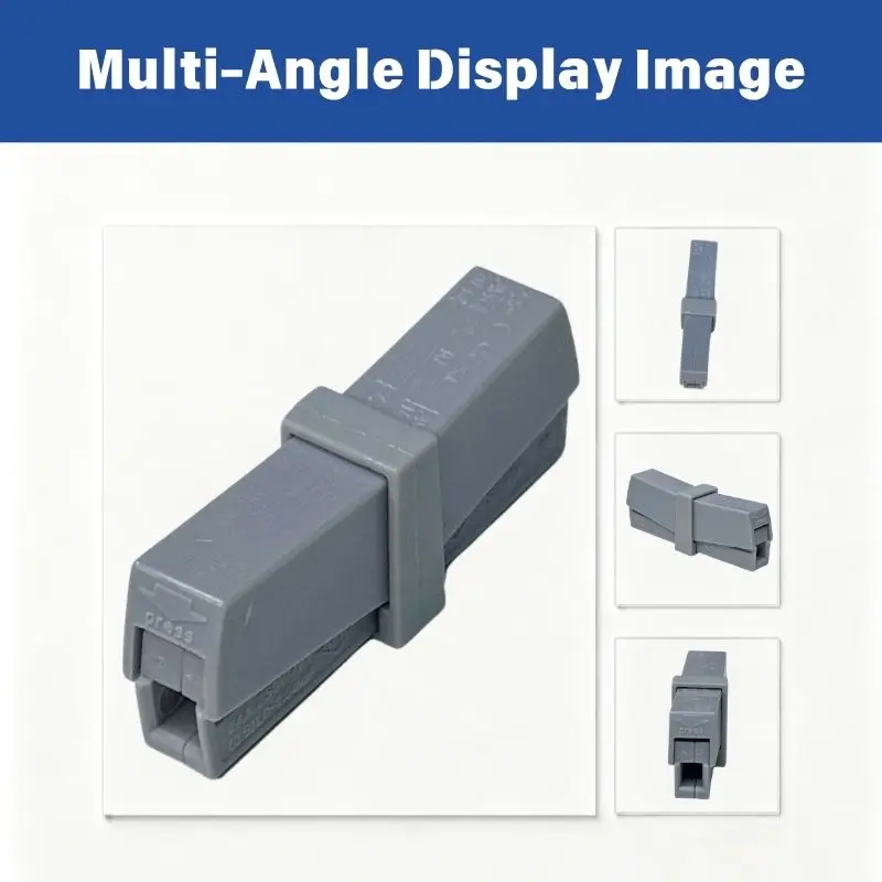 10 Pcs PCT222‑224 1‑In 1‑Out Wire Distributor, 0.5‑2.5mm² Push‑in Quick Connect Press‑Type Butt Splice Wiring Connector