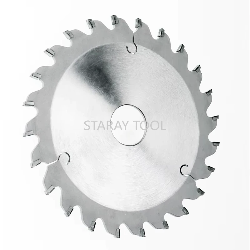 PCD Diamond Conical Scoring Saw Blade 120mm for MDF Melamine Particleboard Chipboard Cutting on Beam Panel Saw Machine