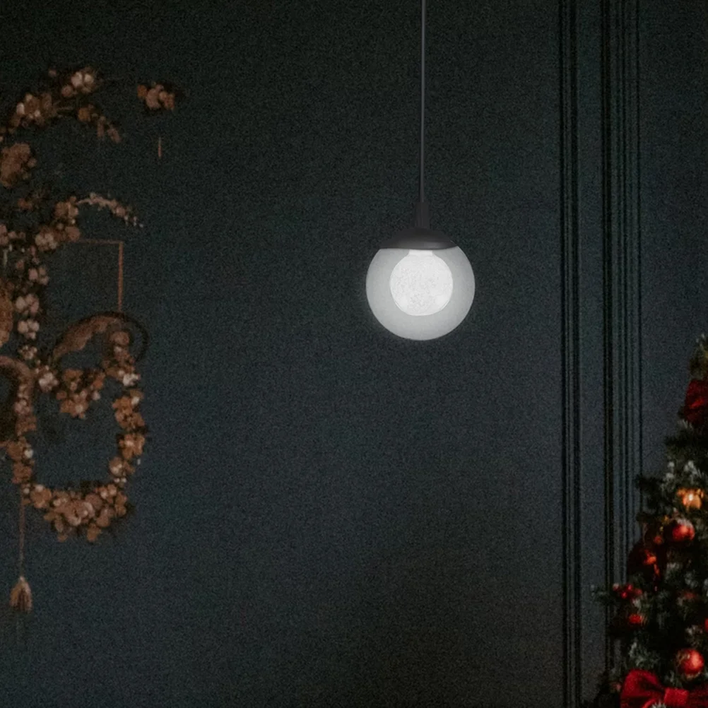 

Frosted Glass Lampshade Clear Globe Modern Round Design Soft Lighting Effect Easy Installation Compatible with Various Bases