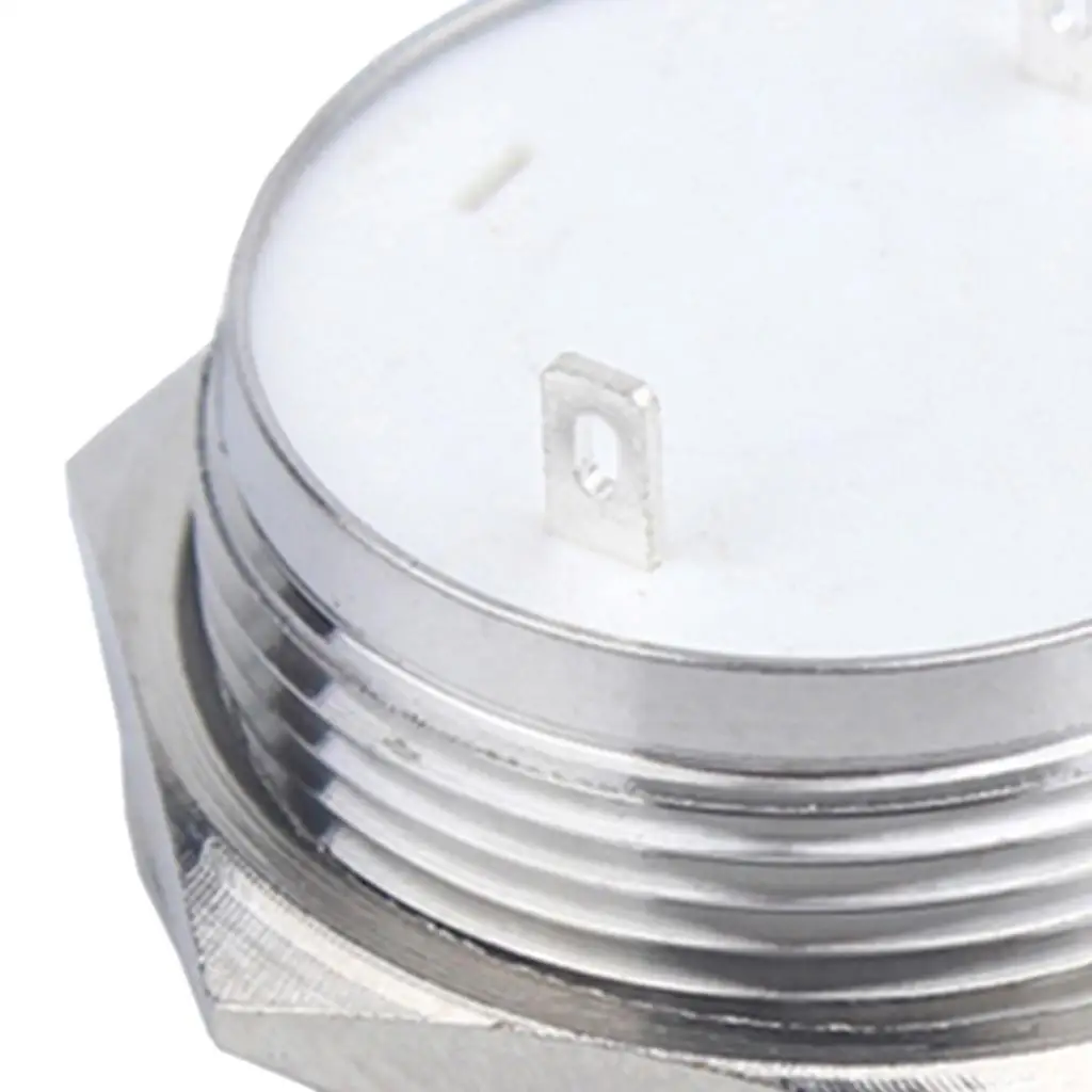 22mm Flat Waterproof Momentary Push Button Switch for Home Appliance