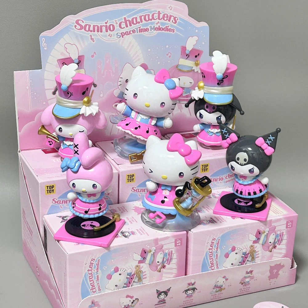 

Персонаж Sanrio Space Time Melodies слепая коробка Kawaii Mystery Box экшн-фигурка аниме кукла-сюрприз сумка коллекция модель подарки