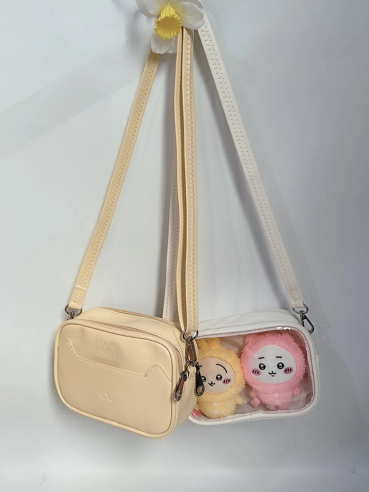 Ita Bag All Match Cute Solid Summer Tranparent Crossbody Bags Girls Simple Display Doll Shoulder Bag Teenage Cute Bolsos Сумка