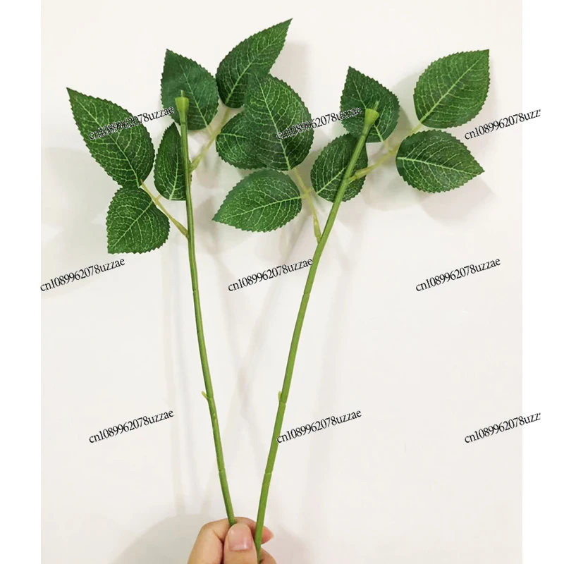 Flower Branch with Leaves Simulation Rose Soap  Single Branch Florist, Material Plastic
