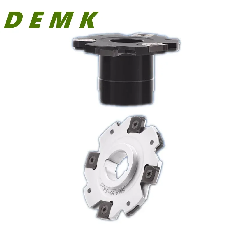 Cortador de Trituração Facial do Cnc Indexable Dispensable Indexable T-entalhe Smp01 50 63 80 100 125 Xseq12
