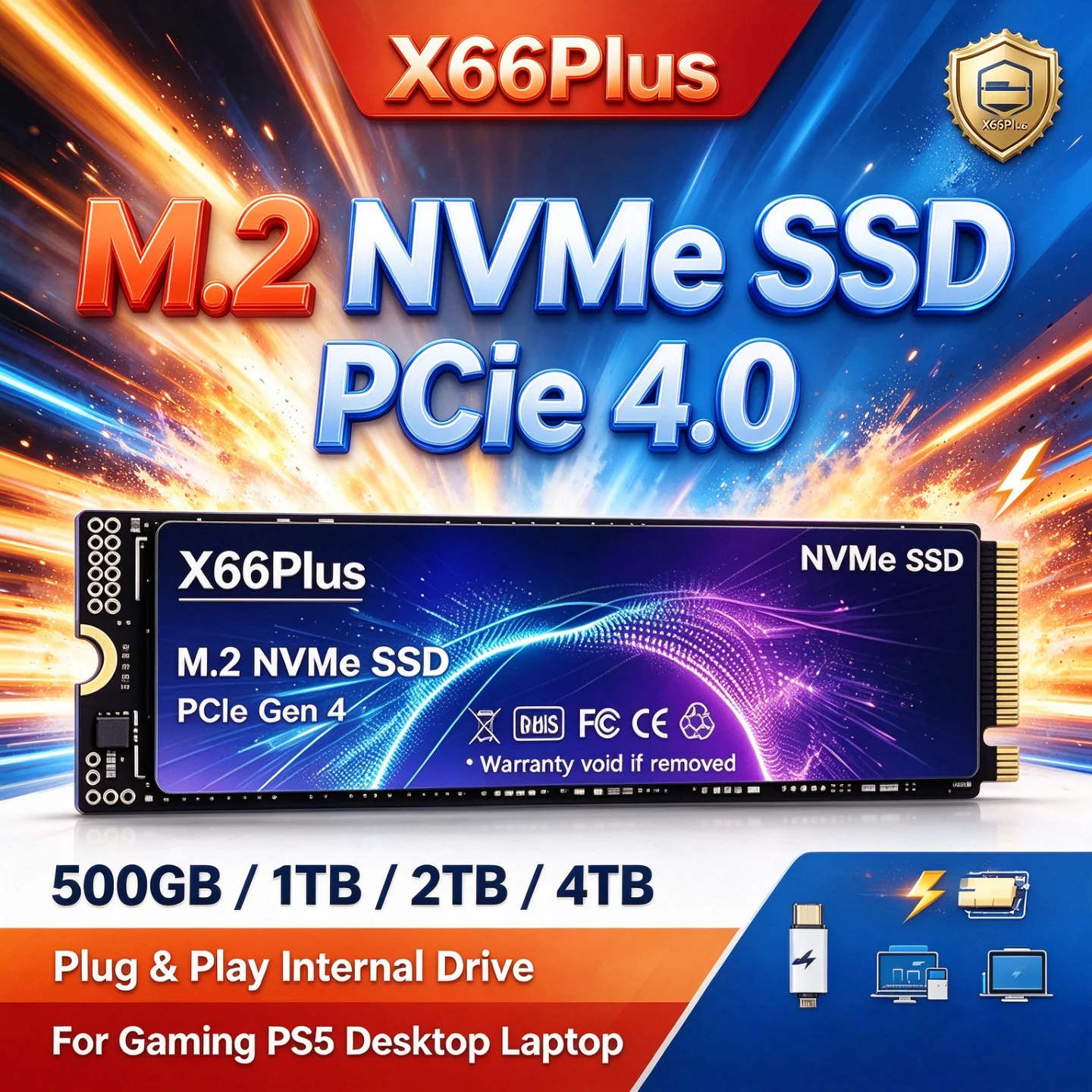 M.2 Nvme 4Tb Pcie 4.0 Ssd - Give Your Old PC a Second