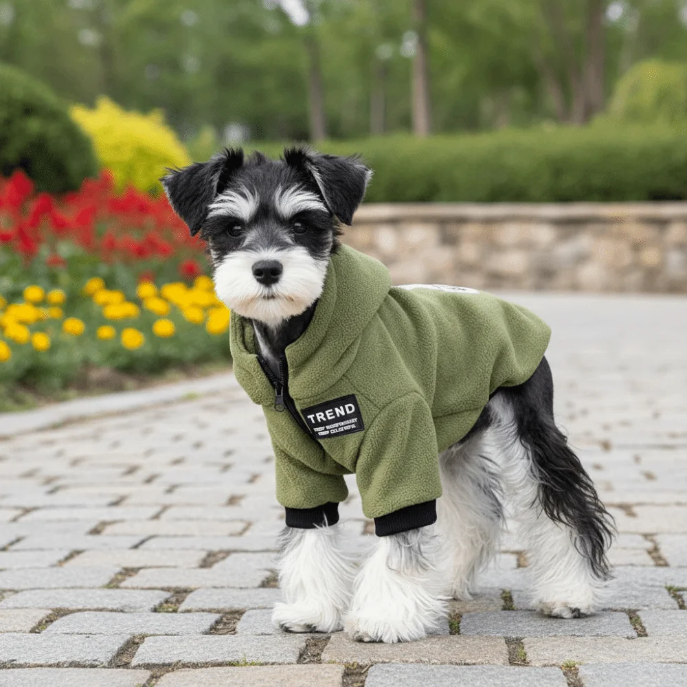 

Fashion Warm Dog Hoodie Coat Windproof Thickened Fleece Dog Sweater Cozy Dog Hoodie Daily Use