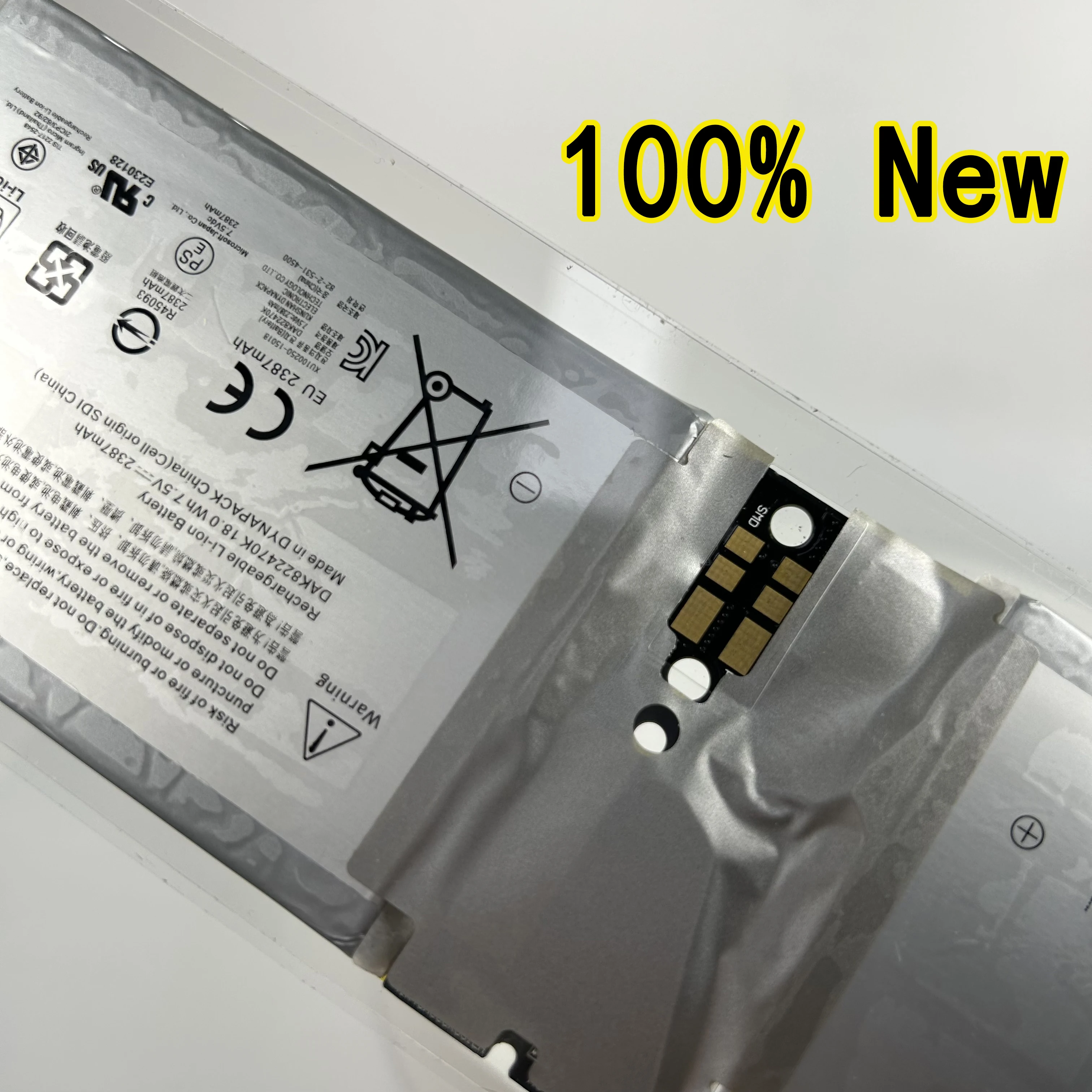 High quality DAK822470K Battery For Microsoft Surface Book 1 1703 1704 1705 Book 2 1832 Screen Tablet CR7 HTA044H G3HTA020H