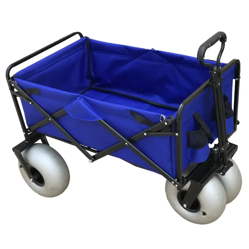 Hot sale balloon wheel cloth pocket folding cart