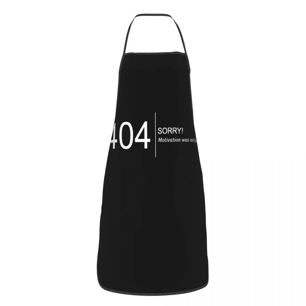 Error 404 Motivation Not Found Funny Aprons Computer Geek Programmer Unisex Kitchen Chef Bib Tablier Cuisine Cooking Baking